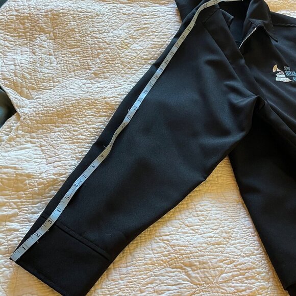 52nd Grammy Awards Black Jacket With Pockets & Buttoned Cuffs Zip Front Size L - Picture 10 of 12